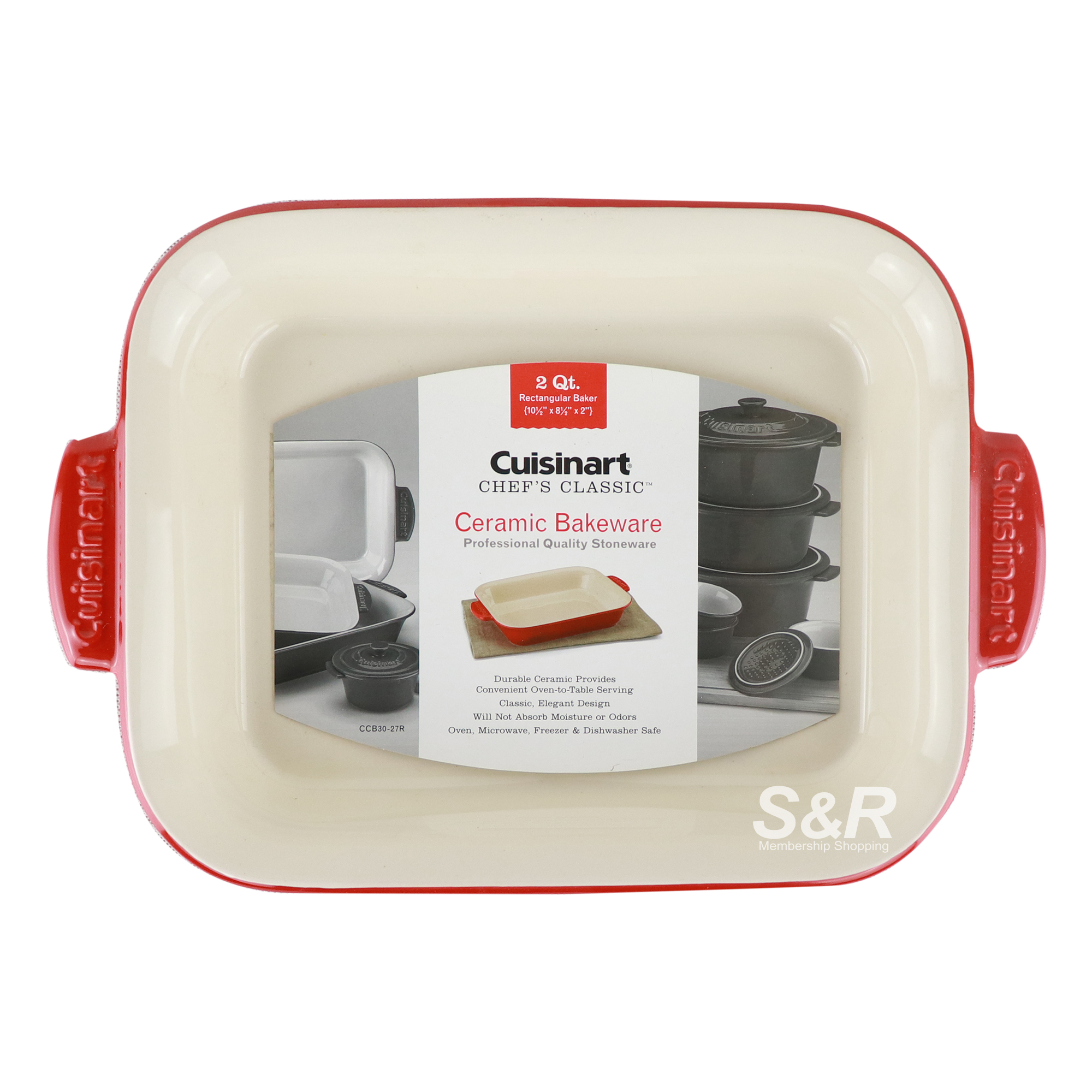 Cuisinart Chef's Classic Rectangular Ceramic Bakeware 1pc Cuisinart Chef's Classic Rectangular Ceramic Bakeware 1pc